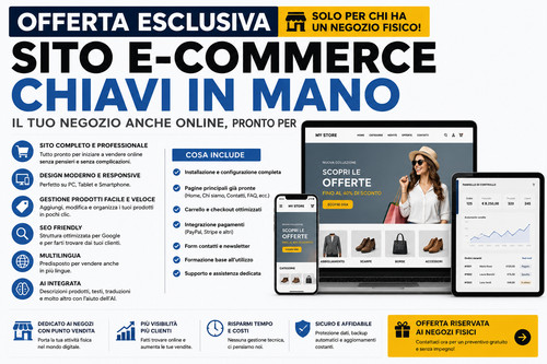 Sito commerce chiavi - sito,